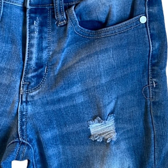Judy Blue Destroyed Distressed Slim Skinny 90s Y2K Grunge Jeans JB8261MD-3/26 - Picture 6 of 16